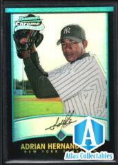 ADRIAN HERNANDEZ 2001 BOWMAN CHROME #126 RC ROOKIE REFRACTOR YANKEES